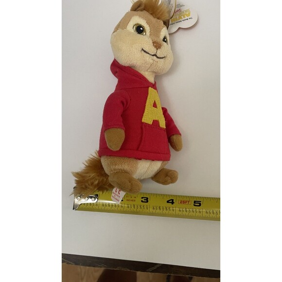 2011 TY Beanie Babies Alvin And The Chipmunks Movie Plush 7" With Original Tags - Picture 14 of 14